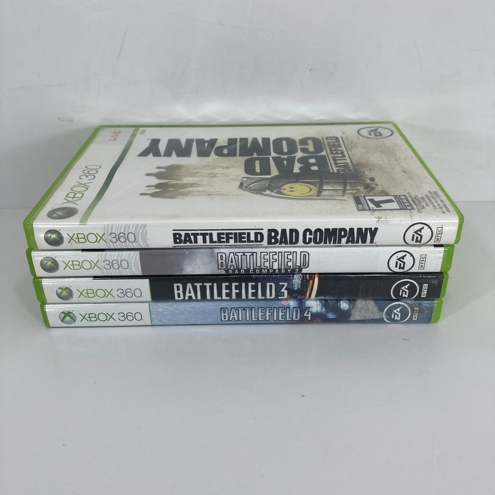 Battlefield Xbox‎ 360 Game Bundle Lot of 4 Bad Company 1 2 Battlefield 3 4 - Picture 3 of 4